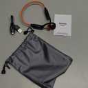 SHOKZ New OpenRun Pro 2- Bone Conduction Headphones, Open-Ear Bluetooth Wireless Sport Earphones for Running, Workouts - Sweat Resistant, Secure Comfortable Fit -Deep Bass, Smart Mic, Reflective Strip (Standard - without Headband, Black/Orange)