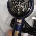 Hair Dryers for Women, CONFU Hair Dryer with Diffuser, Blow Dryers for Men, Hairdryer with Diffuser Attachment, Portable Lightweight Fast Drying Negative Ion Hairdryer for Home (Blue)