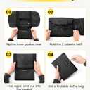 Vorspack Duffel Bag 20-24-28 Inches Foldable Gym Bag for Men Women Duffle Bag Lightweight with Inner Pocket for Travel Sports
