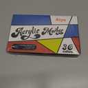 alchilalart Acrylic Paint Markers, 24 Color Fine Tip Permanent Acrylic Paint Pens For Rock Painting, Canvas, Wood, Glass, Ceramic, Fabric, Plastic, Egg, Scrapbook, Art Painting Supplies Kit