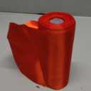 TONIFUL 6 inch x 22yd Wide Red Satin Ribbon Solid Fabric Large Ribbon for Grand Opening Cutting Ceremony Wedding Birthday Party Decoration Gift Craft Chair Sash Table Car Bows Indoor or Outdoor