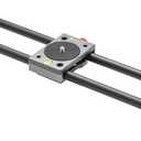 16 inches/40cm Mini Table Top Video Camera Slider Carbon Fiber Rail Rods for Smartphone iPhone Samsung DSLR Sony Canon Nikon Loading up to 11 lbs /5Kgs
