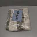 LEEVAN Door Mat Outdoor Entrance 2x3, Washable Striped Front Porch Rug, Green and White Buffalo Welcome Mat, Spring Outside Entryway Rugs, Cotton Woven Indoor Outdoor Layered Doormats