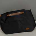 GIVLEFLY Purse Organizer Inserts with Zipper Tote Bag Organizer,Multiple Pockets with Cup&Umbrella Position Lightweight Handbag Dividers with Handle,Fit for Longchamp Neverful(Black,Medium)