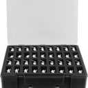 Miniature Storage Sturdy Carrying Figure Case -108 Slot Figurine Minature Carrying Case Compatible with D&D and More (Blackness)