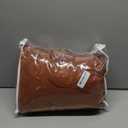 OBCREAT 4 Pieces Sofa Slipcover Stretch Velvet Sofa Covers for 3 Cushion Couch Soft Couch Cover with Elastic Bottom Non Slip Furniture Protector for Pets Kids (Burnt Orange, Large)