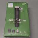 Norelco Philips All-in-One 3000 Series 13 in 1 Trimmer for Men, Beard Trimmer & Head Hair Clipper, Full Metal Self-Sharpening Blades & 8 Length Settings, MG3939/50 (Black)