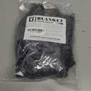 Fuzzy Blanket or Fluffy Blanket for Baby, Soft Warm Cozy Coral Fleece Toddler, Infant or Newborn Receiving Blanket for Crib, Stroller, Travel, Decorative (28Wx40L, XS-Dark Grey)