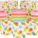 Hallmark Easter Gift Bags in Assorted Sizes (8 Bags: 3 Small 6", 3 Medium 9", 2 Large 13") Polka Dots, Rainbow Stripes, Flowers for Spring, Birthdays, Baby Showers, Gender Reveal Parties