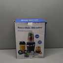 12-Piece Smoothie Blender Maker 25,000 RPM Personal Blender for Ice Crushing Smoothies & Frozen Drinks Nuts with 23oz, 32oz, 37oz Portable Cups Two 6-Leaf Stainless Steel Blades, Matte Black