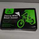 Zacro Bike Seat Cushion - Gel Padded Bike Seat Cover for Men Women Comfort, Extra Soft Exercise Bicycle Seat Compatible with Peloton, Outdoor & Indoor Bike Saddles (Black)