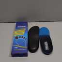 Plantar Fasciitis Insoles for Men Women - Orthotics Inserts, Shoe Insoles Arch Support Flat Feet Inserts Work Boot Insoles for Standing All Day (Mens 7-7 1/2 | Womens 9-9 1/2) (Blue)