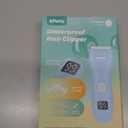 Baby Hair Clippers, Professional Quiet Hair Trimmer for Kids and Toddler, Waterproof & Rechargeable Cordless Hair Cutting Machine for Children, with LCD Display (Blue)