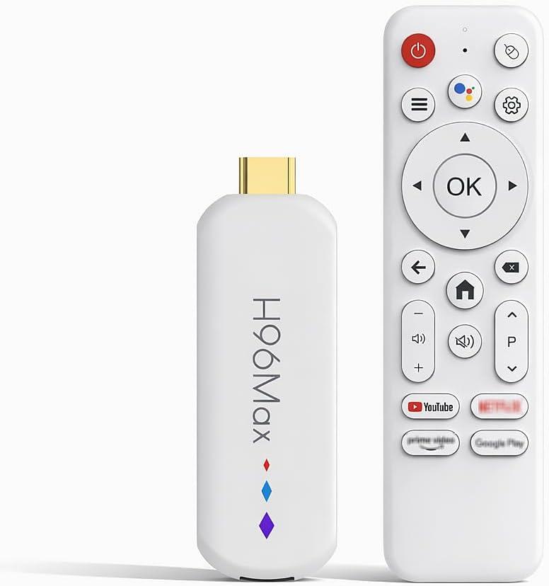 H96MAX Screencast TV Stick 4K Ultra HD Streaming Stick 16GB WiFi6 Streaming Media Player Streaming Media Video/Audio/File HDMI Wireless Extender from Laptop, PC, Smartphone to HDTV Projector Monitor