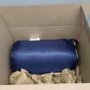 Coleman Brazos 20/30F Adult Cool-Weather Sleeping Bag with No-Snag Zipper & Stuff Sack, Machine Washable, Great for Camping, Traveling, Guests, & More (PFAS-Free), Blue 