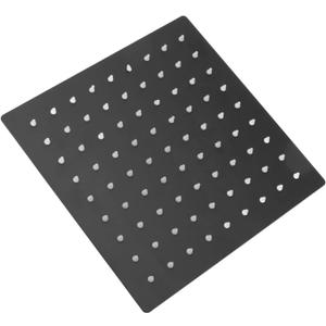 G1/2 Stainless Steel Rainfall Shower Head 360 Degree Rotatable Square Top Ceiling Mount Showerhead High Flow Bath Nozzle for Bathroom