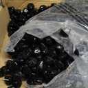GasSaf Diamonds Fire Glass for Gas or Propane Fire Pit Fireplace & Landscaping 20-Pound 1 inch (Onyx Black Luster)
