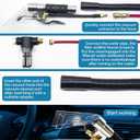 Better Extractor Hose Kit, Compatible with Shop Vac Extractor Kit, Comes with 25 FT Waterline,Combined Spray and Suction Dusting Head, Suitable for Household, Automotive, and Industrial Cleaning
