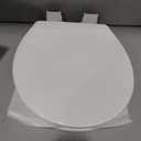 1M Family Toilet Seat, Patented Slow Close & Quick Releasing Technology, Anti-Wiggling, Easy to Install and Clean, Standard Round with Toddler Seat Built In (2 Pieces)