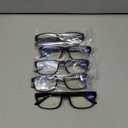 Gaoye 3.0 Professional Reading Glasses for Men for All Day - Computer Readers with Blue Light Protection - Value Pack (B1-5 Pack Light Black)