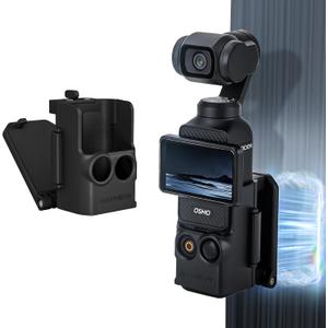 Fergio Magnetic Fixation Bracket for DJI OSMO Pocket 3, Outdoor Sports Photography Accessories, Adjustable Clip Clamp Adapter Mount Protective Frame