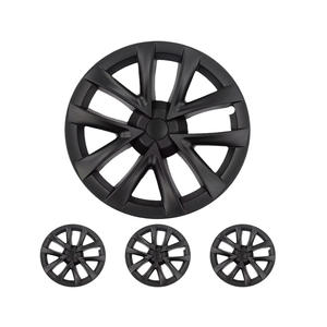 Tesla Model 3 Wheel Cover,Hubcaps 18 inch,Matte Black ABS Symmetry Design Compatible with Tesla Model 3 2017-2023 18“ Aero Wheel