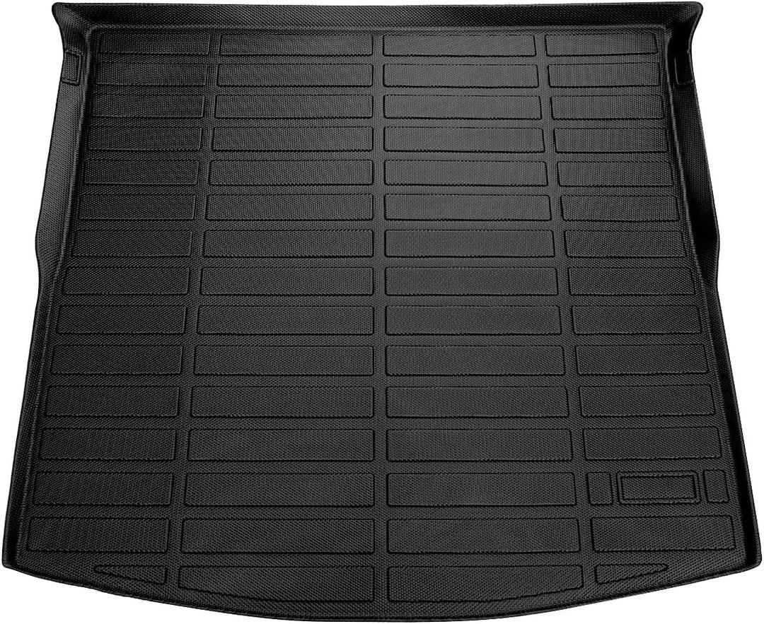 Cartist Cargo Liner Custom Fit for Mitsubishi Outlander PHEV 2018-2022 All Weather Trunk Mat High Side Waterproof Black TPE