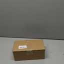 Small Lock Box for Medication Safe, Lockbox for Phone Jail, Medicine Lockable Storage Box with Code for First Aid Kits, Locked Food/Snackle Box Container for Home/Fridge/Office (Grey)