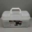 ArtBin 6917AB Sidekick XL Carrying Case, Portable Art & Craft Organizer with Handle, [1] Plastic Storage Case, White