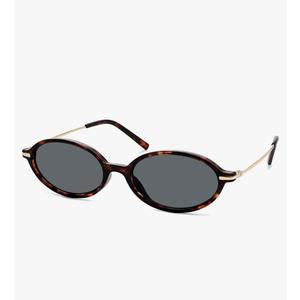 HERJOUR Retro Oval Sunglasses for Women Men Small Round Sunnies Y2k Trendy AR82376