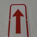 SmartSign Right Arrow (Red) Sign | 6" x 12" 3M Engineer Grade Reflective Aluminum, Made in USA