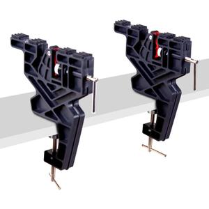 Ski and Snowboard Vice, No-Slip Vise Grips, Upgrade Adjustable Tuning and Waxing Ski Vice with Horizontal and Vertical Working Positions, Secure Board Grip Center Arm