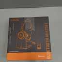 LEVN Wireless Headset, Wireless Headset with Mic for Work, AI Noise Cancelling, 65 Hrs Working Time, Bluetooth Headphones with Microphone from Computer/Call Center/Teams (Black)