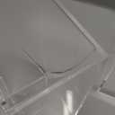 Whdiystella 2Pcs Acrylic Paper Towel Dispenser, Paper Towel Holder Countertop Clear Multi Trifold Napkin Holder, Suitable for Z-fold, C-fold or MultiFold Paper Towels for Bathroom, Toilet, Kitchen