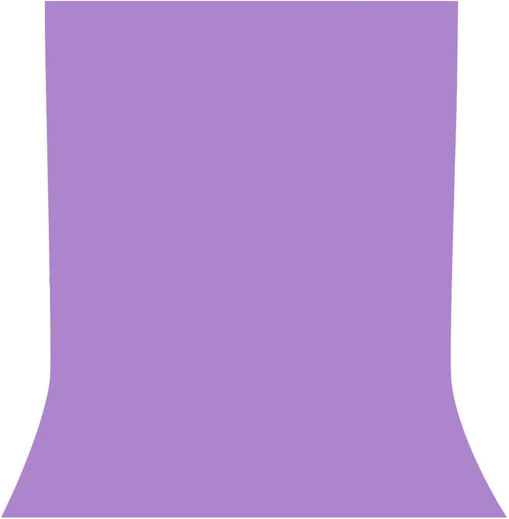 5x7ft Photography Studio Non-Woven Backdrop Light Purple Backdrop Solid Color Simple Background