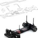 Carbon Fiber Chassis and Battery Holder for YOKOMO YD2-Z 1:10 Drift car Narrow Vertical High Traction