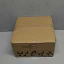 EMPO 6PCS Bathroom Clear Glass Accessories Set (Lotion Soap Dispenser, Soap Dish, Toothbrush Holder, Tumbler, Cotton Swab Jar), Contemporary Modern Decor Crystal Vintage Gift (6pcs Brown)