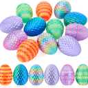 12 x JOYIN 12 PCS Easter 3D Empty Eggs, 2.36" 3D Printed Dragon Empty Eggs Fillable Eggshells for Easter Egg Hunt, Basket Fillers, Treats, Party Favor Supplies, Classroom Prizes