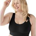 True & Co Women's True Body Lift Scoop Neck Bra ((Medium) 34-36DD/DDD, Black)