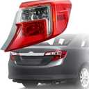 munirater 1-Pack Tail Light Brake Lamp Assembly Replacement for 2012-2014 Toyota Camry Right Side 8155006470, TO2805114