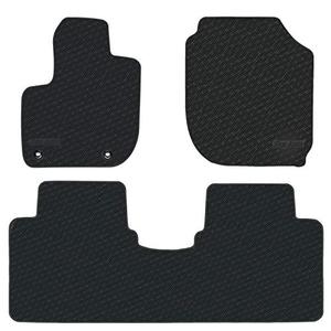 San Auto Car Floor Mats Custom Fit for Honda HR-V 2015 2016 2017 2018 2019 2020 2021 2022 Full Black Rubber Car Floor Liners Set All Weather Protection Heavy Duty Odorless