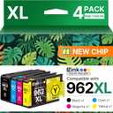 E-Z Ink 962XL Ink Cartridges Combo Pack Replacement for HP 962XL 962 Ink cartridges Work for HP Officejet Pro 9015e 9010 9025e 9015 9025 9018e 9020 9012e 9020e Printer (4 Pack)