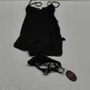 Avidlove Plus Size Lingerie For Women Sexy Satin Nightgown Lace Babydoll Side Slit Strappy Chemise Nightwear (Black) 12W