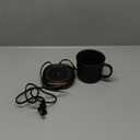 Lerat Coffee Mug Warmer & Mug Set for Desk, Electric Coffee Cup Warmer with Auto Shut Off, 3 Temperature Setting Smart Cup Warmer for Heating Coffee, Milk, Beverage, Candle Jar (Black), 12oz (Light Black)