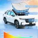 for Ford f150 2012-2014 Windshield Sun Shade - 4 Layers Car Sunshade | Front Windows Shade Cover Custom Fit f150 Sun Visor 250T Retractable Shade Blocks UV Rays Car Accessories