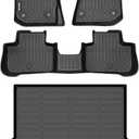 AIPOIL Floor Mats & Cargo Liner Set for 2018-2024 BMW X3 G01/M40i/30i/M (Not fit car Without Spare tire & X3 30e) All Weather Protection TPE Car Full Set Custom Car Mats Accessories - Black