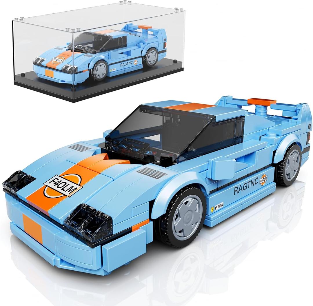 Mould King F40 LM Classic Sports Car Building Kits, MOC Racing Car Toys Model, Vehicle Blocks Set Suitable for Boys to Build, House Decoration Gifts for Kids and Adults 27077 (435 Pcs)