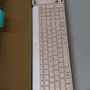 Logitech MK470 Slim Wireless Keyboard and Mouse Combo - Modern Compact Layout, Ultra Quiet, 2.4 GHz USB Receiver, Plug n' Play Connectivity, Compatible with Windows - Rose