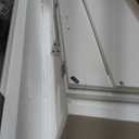 VECELO Over The Toilet Storage Cabinet, Over Toilet Bathroom Shelf with Double Doors and Anti-Tip Device, Inner Adjustable Shelf, White