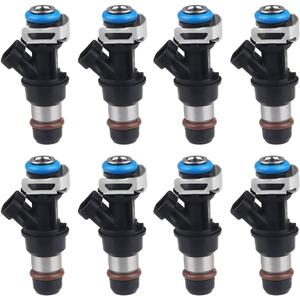JDMON Fuel Injectors Compatible with Chevy Silverado 1500 2500 3500 Tahoe Express GMC Sierra 1500 2500 3500 Yukon Savana 4.8L 5.3L 6.0L 2001-2006 Replace 17113553 FJ315 17113698 8pcs